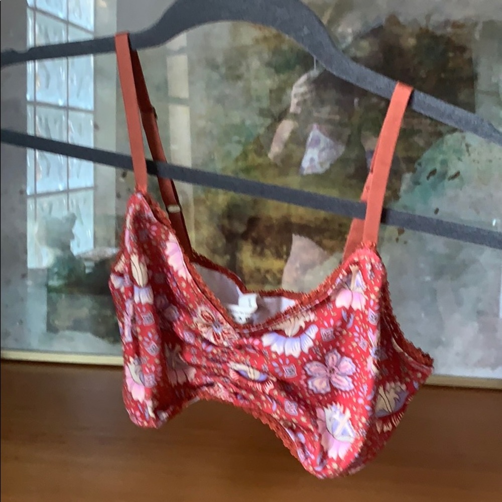 SPELL POINCIANA BRALETTE CHERRY